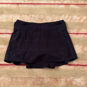Lululemon Navy Tennis Skort With Ruffles! 6.